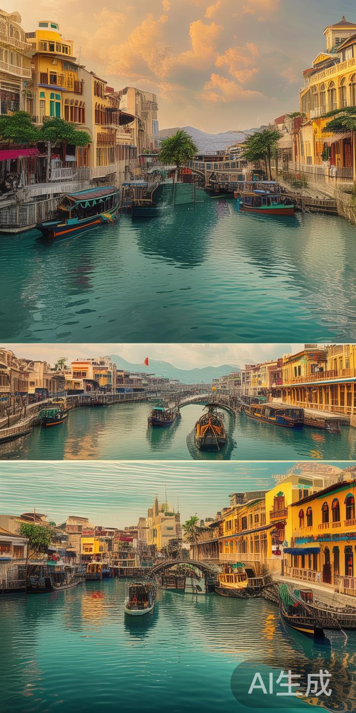 澳门的水域虽不及威尼斯那般繁华，但其独特的港口、河